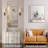 36X36" Oversized Modern Rectangle Bathroom Mirror With Balck Frame Decorative Large Wall Mirrors