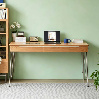 Japanese style minimalist desk