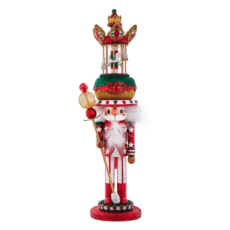 Chapeau de carrousel du Casse-Noisette musical de Kurt Adler (Hollywood), 38 cm