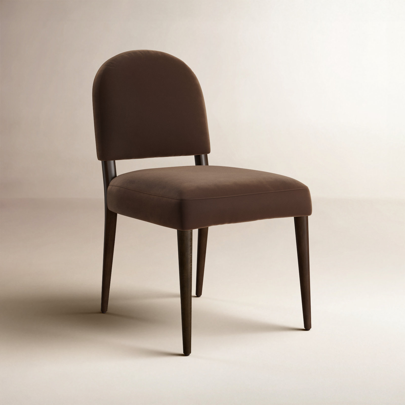 Berkely Oak Dining Chair, Sapphire Coco, Burnt Oak