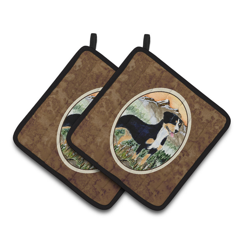 Caroline's Treasures Entlebucher Mountain Dog Polyester Potholder