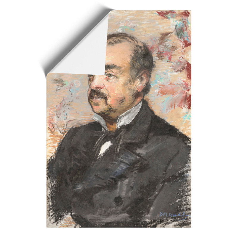 Julien De La Rochenoire by Edouard Manet - Unframed Painting, 84cm H x 59cm W x 0.1cm D