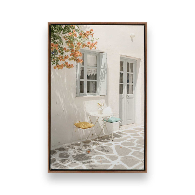 Impression sur toile Sunliet Siesta, Walnut Floater Frame, 20 po x 30 po