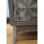 Armoire de buffet de style moderne, armoire de buffet avec rangement, armoire de rangement avec 4 portes en relief en forme de losange pour le salon, la salle à manger, le vestibule, le couloir, la cuisine, gris