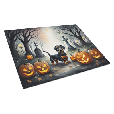 Grande planche à découper Dachshund Spooky