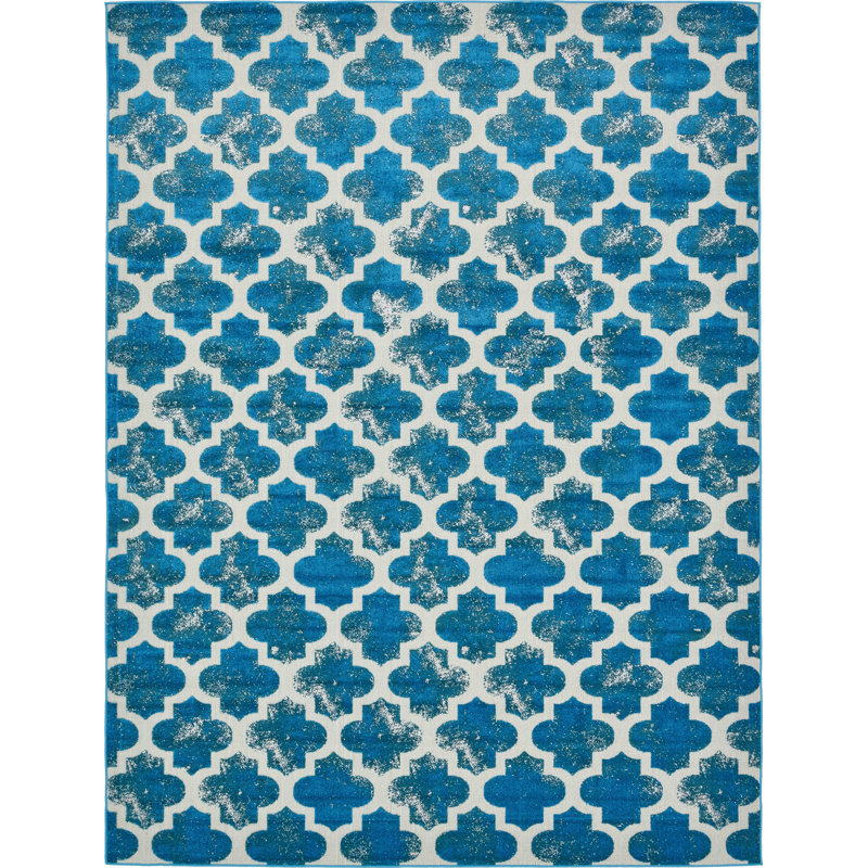 Sarno Ikat Indoor / Outdoor Rug, Rectangle 9' x 12'2"