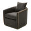 Fauteuil pivotant rembourré Fauteuil club-454768174
