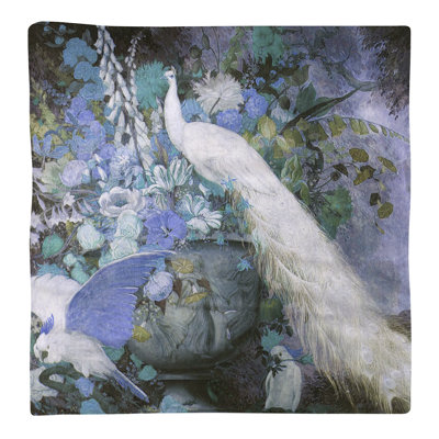 Serviette en coton 10 po peacock Jessie Arms Botke