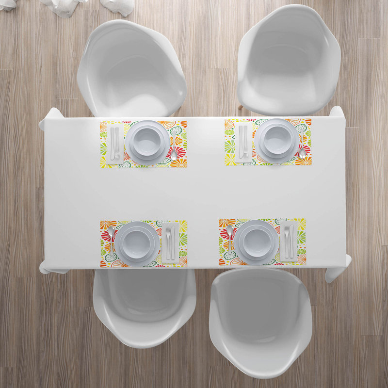 Polyester Geometric Rectangle Placemat