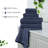 Martex Ultimate Solid 6 Piece Estate Blue Towel Set-115845227