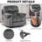  High-Softness Velvet Manual Swivel Rocker Recliner Chair-983181249