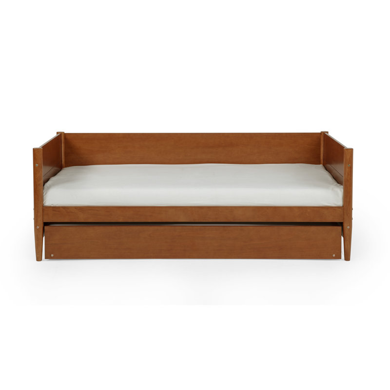 Camello Twin Daybed with Trundle, Castanho Brown