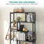 170cm H x 80cm W Metal Geometric Bookcase-497456361