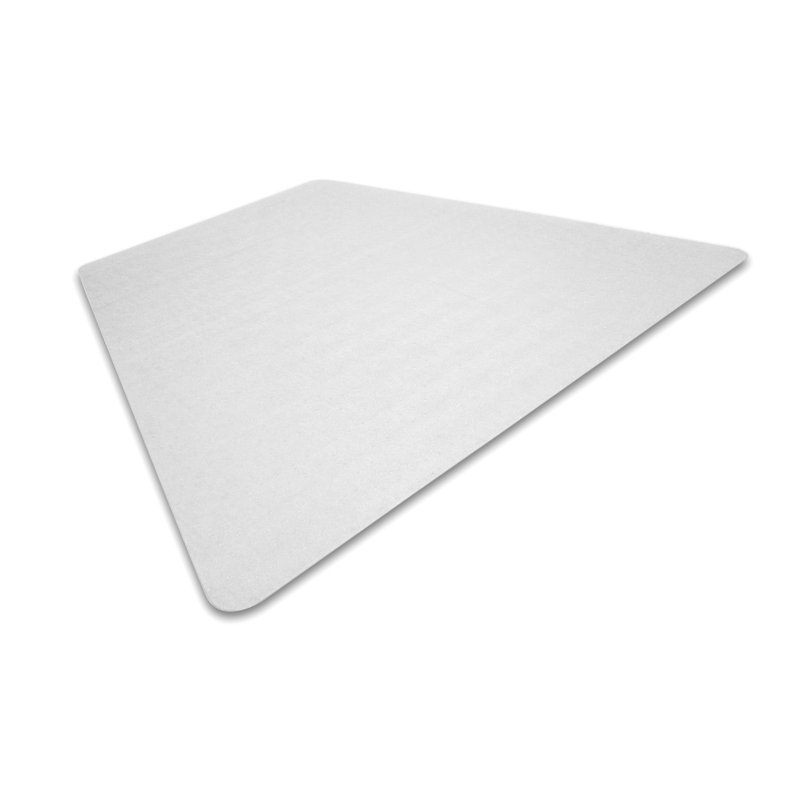 Cleartex Corner Workstation Straight Edge Chair Mat