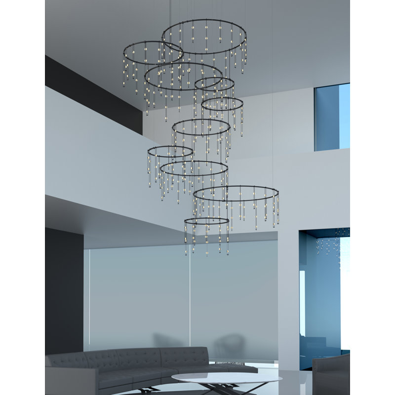 Lustre géométrique à DEL à 300 lumières Suspender®