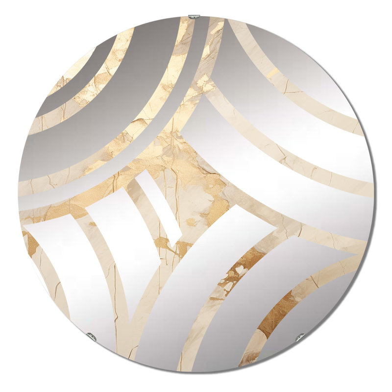 Miroir décoratif Deperte, 23,6 po x 23,6 po