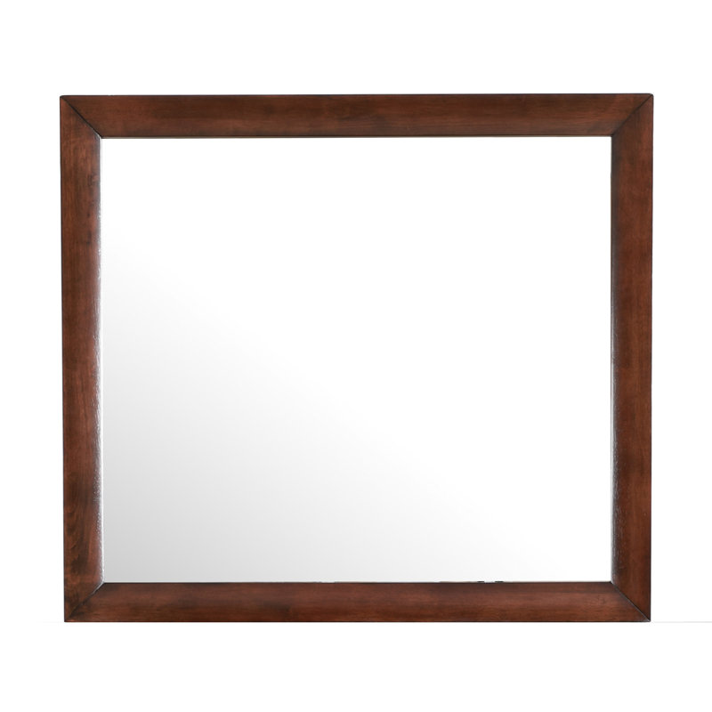 Miroir cappuccino pour commode d'attraction