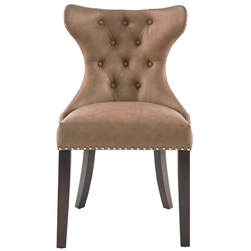 Chaise d'appoint Saphron, Brun jaunâtre, 2