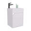 Meuble-lavabo flottant pour salle de bain avec porte-621843275