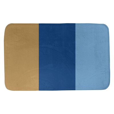 Kansas City Baseball Rectangle Memory Foam Non-Slip Striped Bath Rug -  East Urban Home, 036424A6E0594997AC90D513A07C48FD