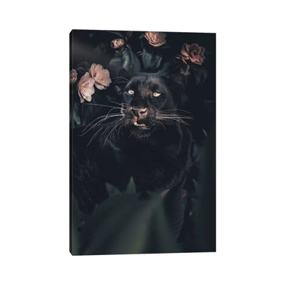 Black Panther by Zenja Gammer - Print on Canvas
