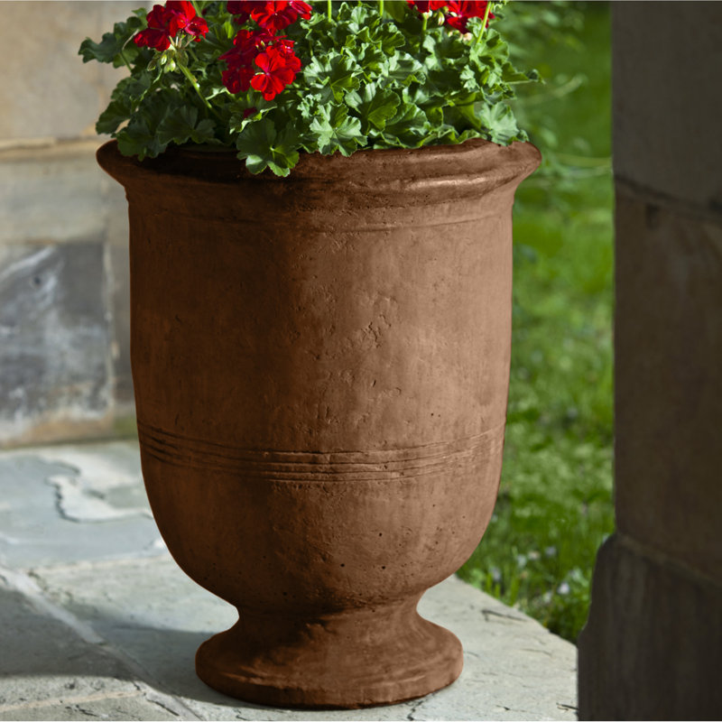 Provencal Handmade Urn Planter, Pietra Vecchia