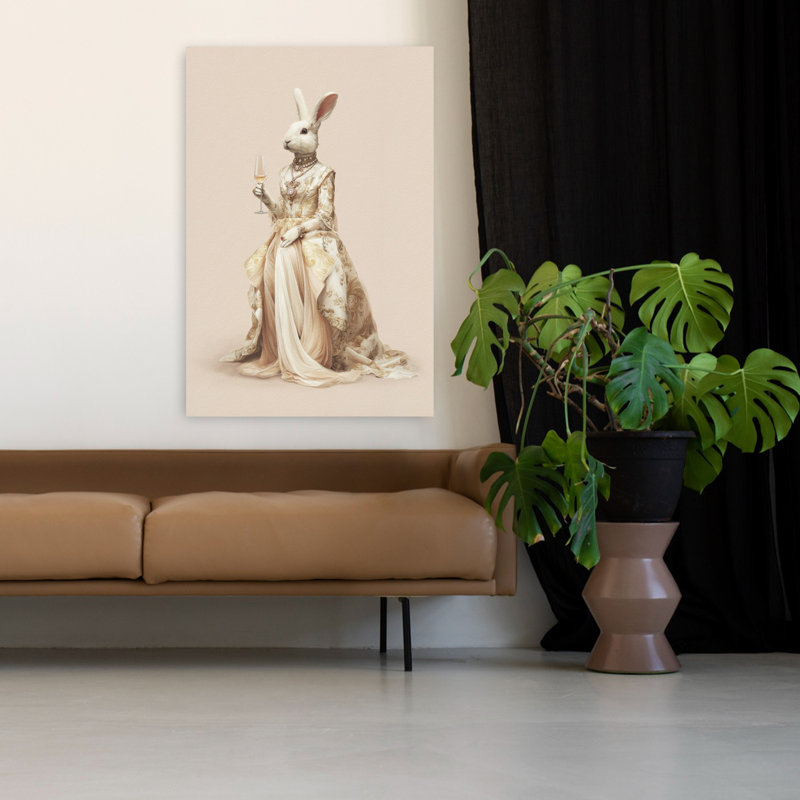 Art contemporain surréel, H 48 po x l 32 po