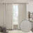 Plaid Rod Pocket And Back Tab Curtain Panel With Fleece Lining For Thermal Insulation And Privacy, 50X95 Inches-1269621054-1269621027