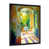 Impression noire sur toile encadrée sélectionné