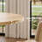 47 Inch Round Dining Table for 4-6 People, Round Kitchen Table with Sturdy Cross-Shaped Base & Adjustable Foot Pads, Circle Dining Table for Kitchen, Dining Room(Table Only)-1782349733