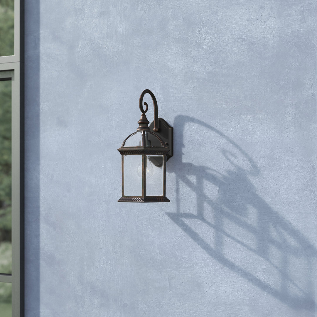 Roscoe 15.38" H Outdoor Wall Lantern Lark Manor™ Fixture 