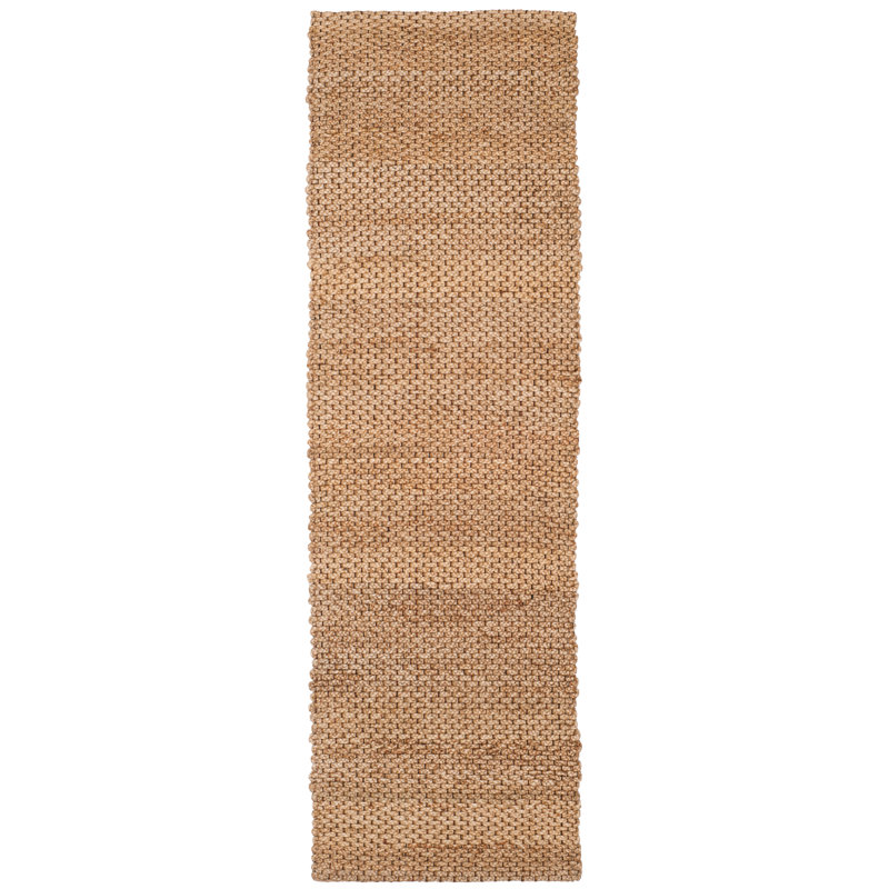 Tapis naturel tissé à la main Jameson, Tapis de couloir 2 pi 6 po x 8 pi