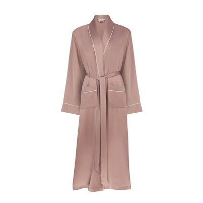 Robe de chambre en soie