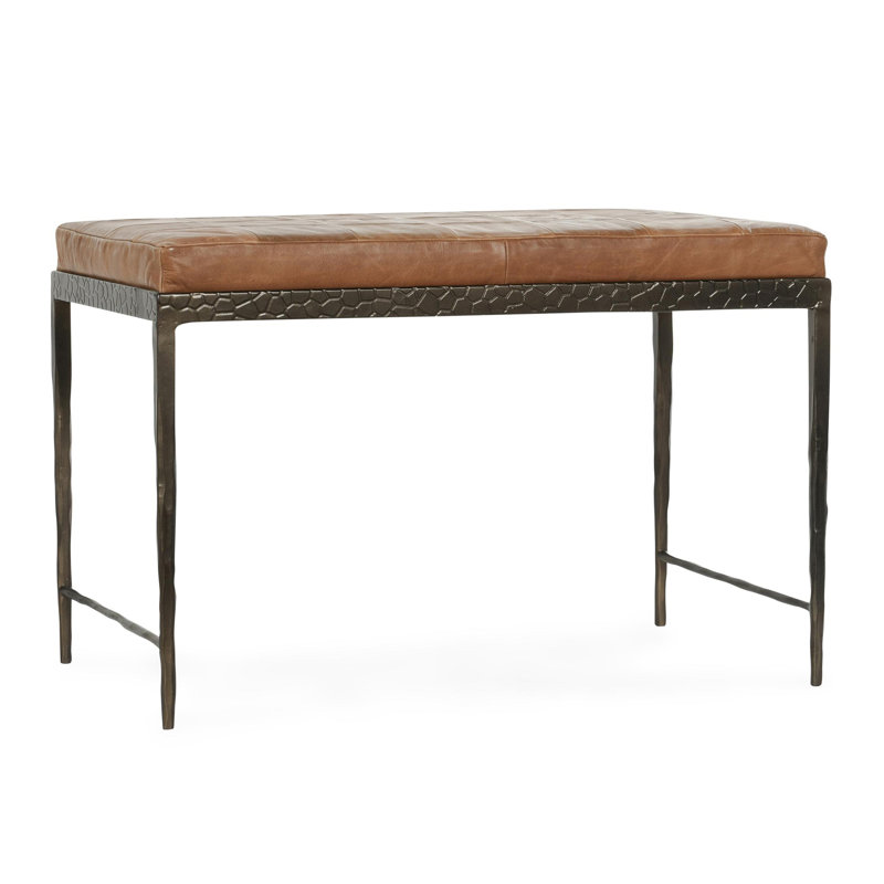Banc en cuir Malo, Tanné