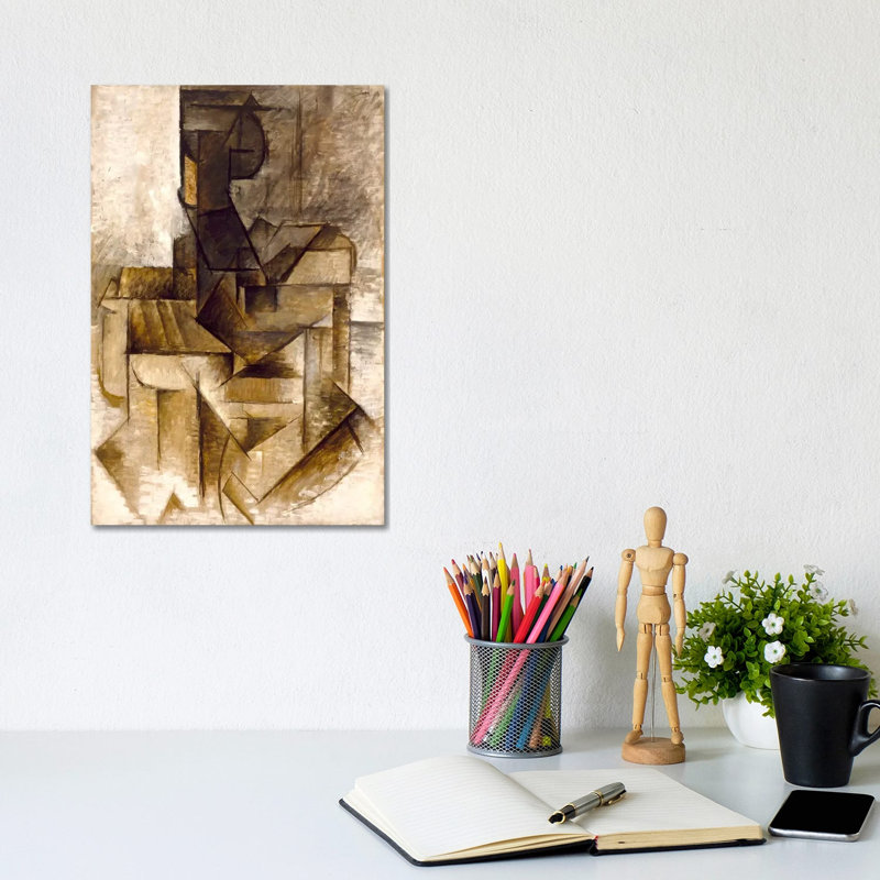 The Rower by Pablo Picasso - Painting on Canvas, 20.32 cm H x 30.48 cm W, No Frame