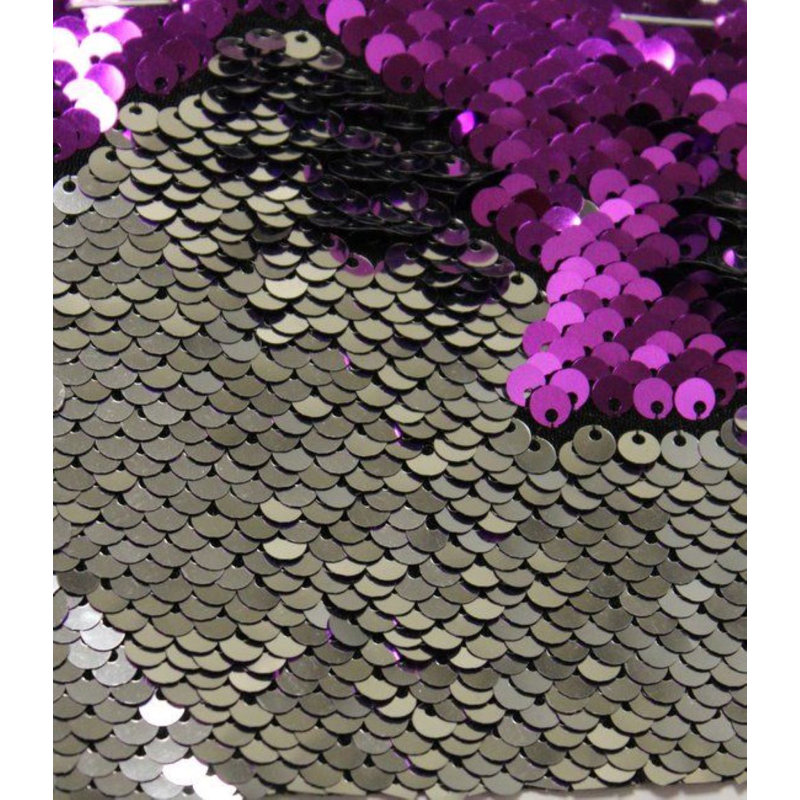 Fabric, Silver/Purple