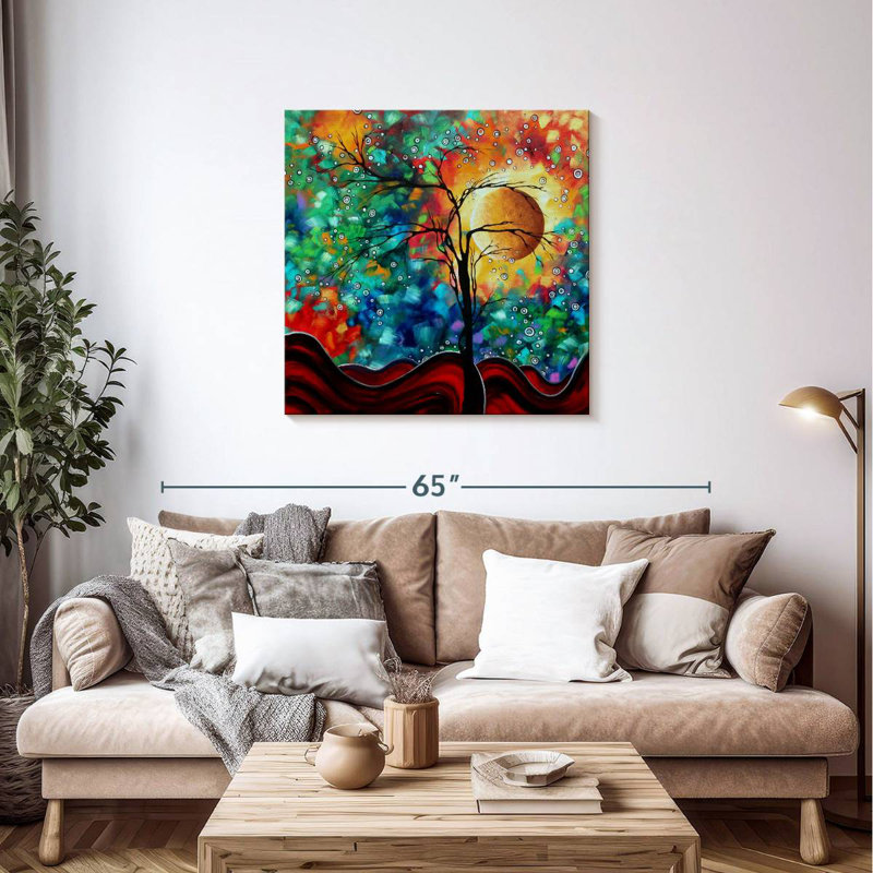 Harnek Bursting Forth, 36" H x 36" W