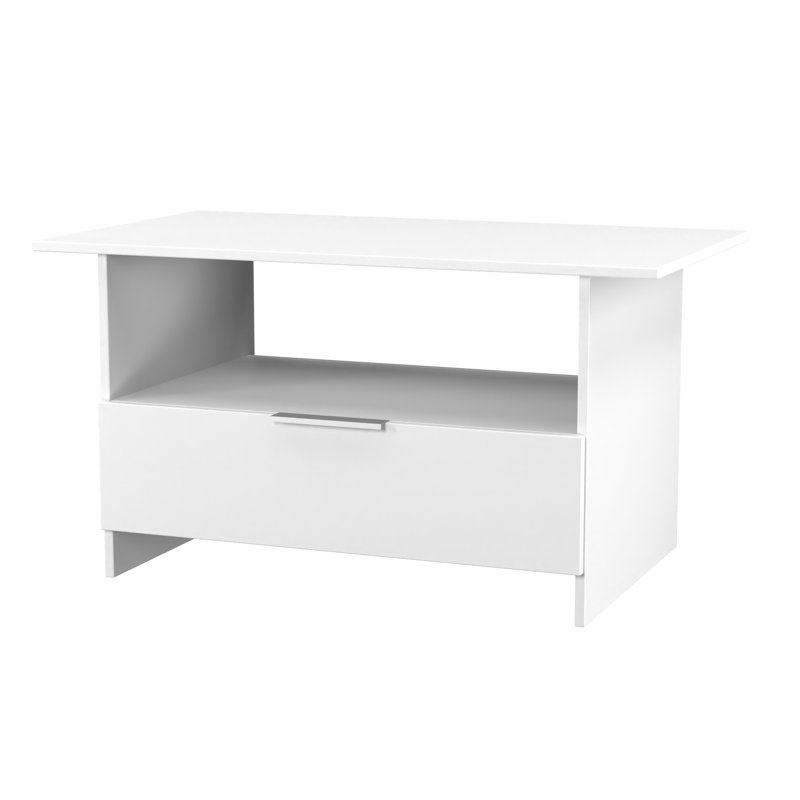 Tajiana Coffee Table with Storage, White