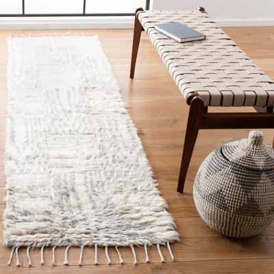 Tapis abstrait noué à la main 80% laine et 20% viscose Donata