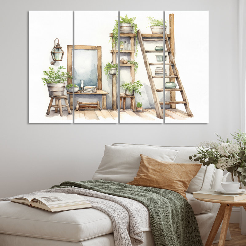 Natural Bathroom Decor XXVI - Bathroom Metal Wall Decor Set