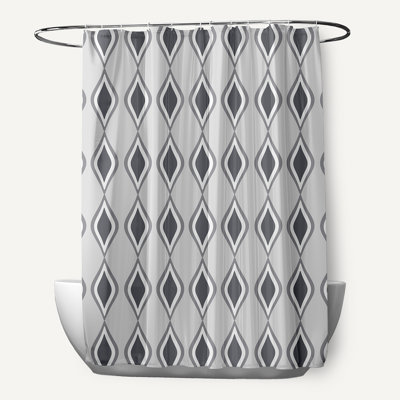 Rideau de douche simple Diamond