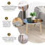 Ensemble de 2 tables basses gigognes Triangle