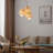 FOS 3 - Light Brushed Brass Cluster Pendant