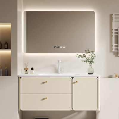 Modern stylish simple bathroom cabinet