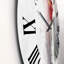 Coq blanc Columbia Brahma - horloge murale traditionnelle-60281150