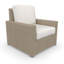 Chaise longue d'extérieur avec repose-pieds et coussins Sunbrella Leanne-848137516
