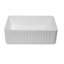 Évier de cuisine en céramique blanche en céramique - Bol simple réversible 30 po x 18 po x 10 po | Idée de cadeau