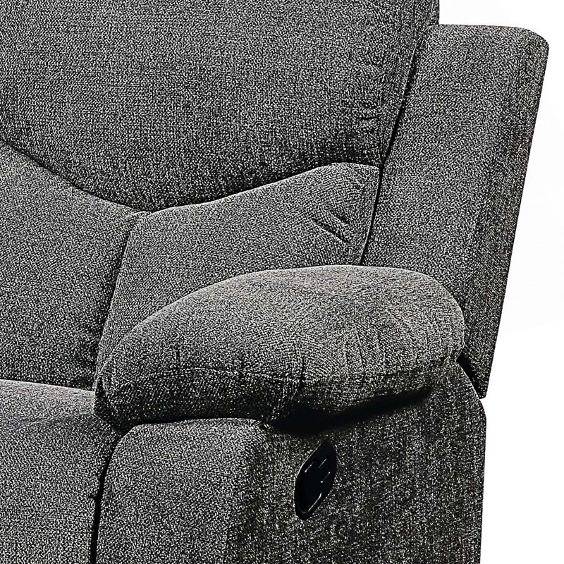 Canapé en chenille avec table rabattable