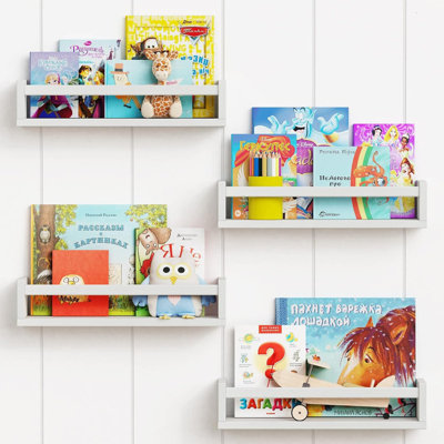 Nursery Book Shelves Wall Mounted