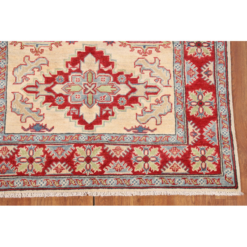 Tapis oriental fait à la main Kazak 4